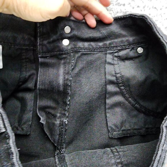 Levis Jeans Womens 14 529 Black Stretch Mid Rise Curvy Skinny Leg *GUC* - Picture 9 of 12